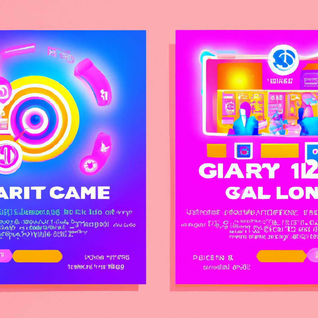 ArcadePulse lobby concept with neon UI